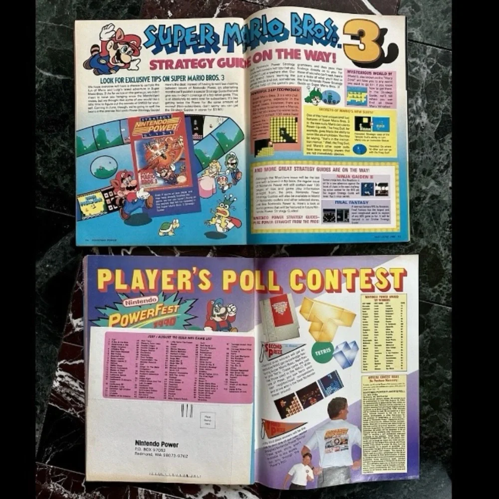 NINTENDO POWER MAGAZINES MAY/JUN JUL/AUG 1990 SUPER C RESCUE RANGERS no posters